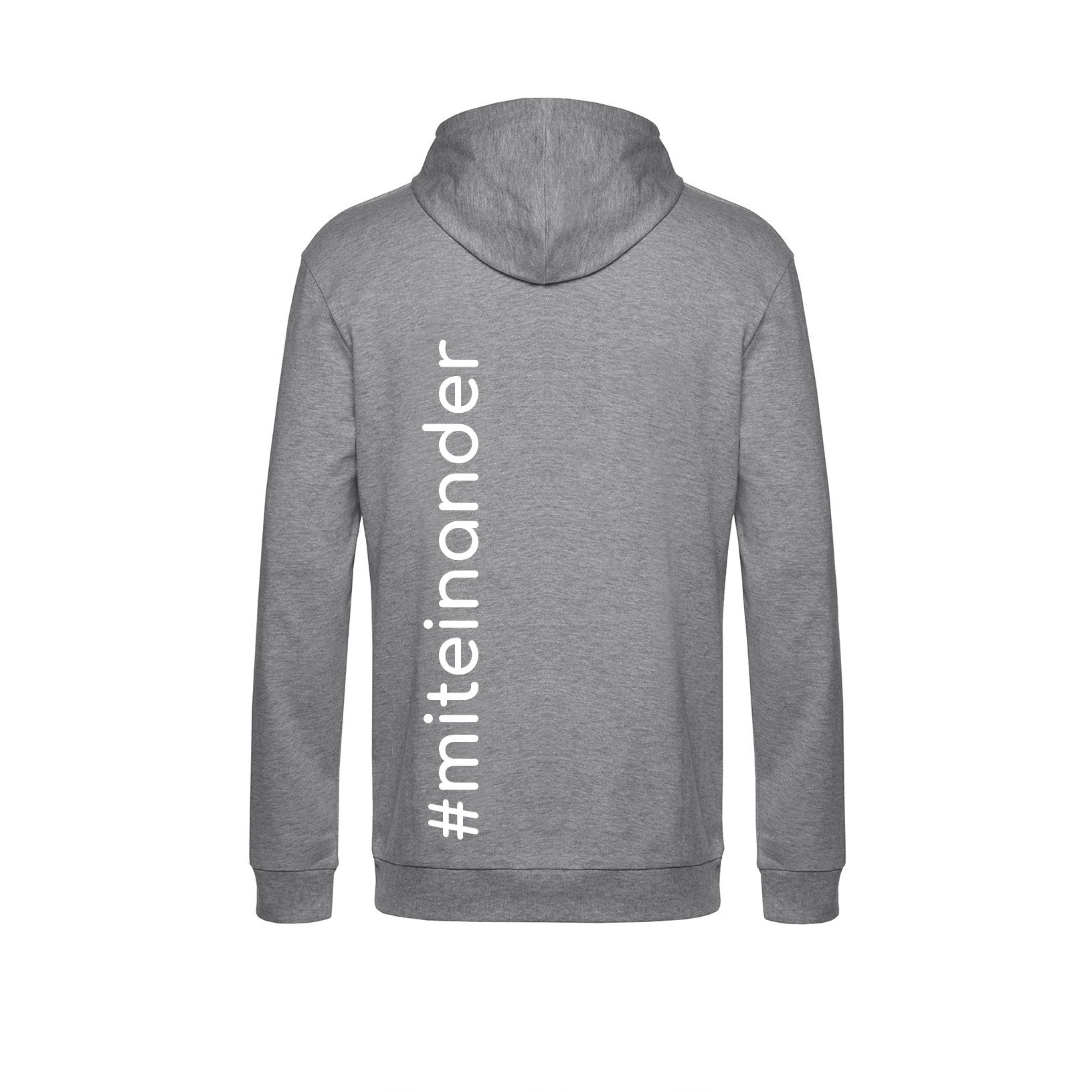 Hoody Grau hinten