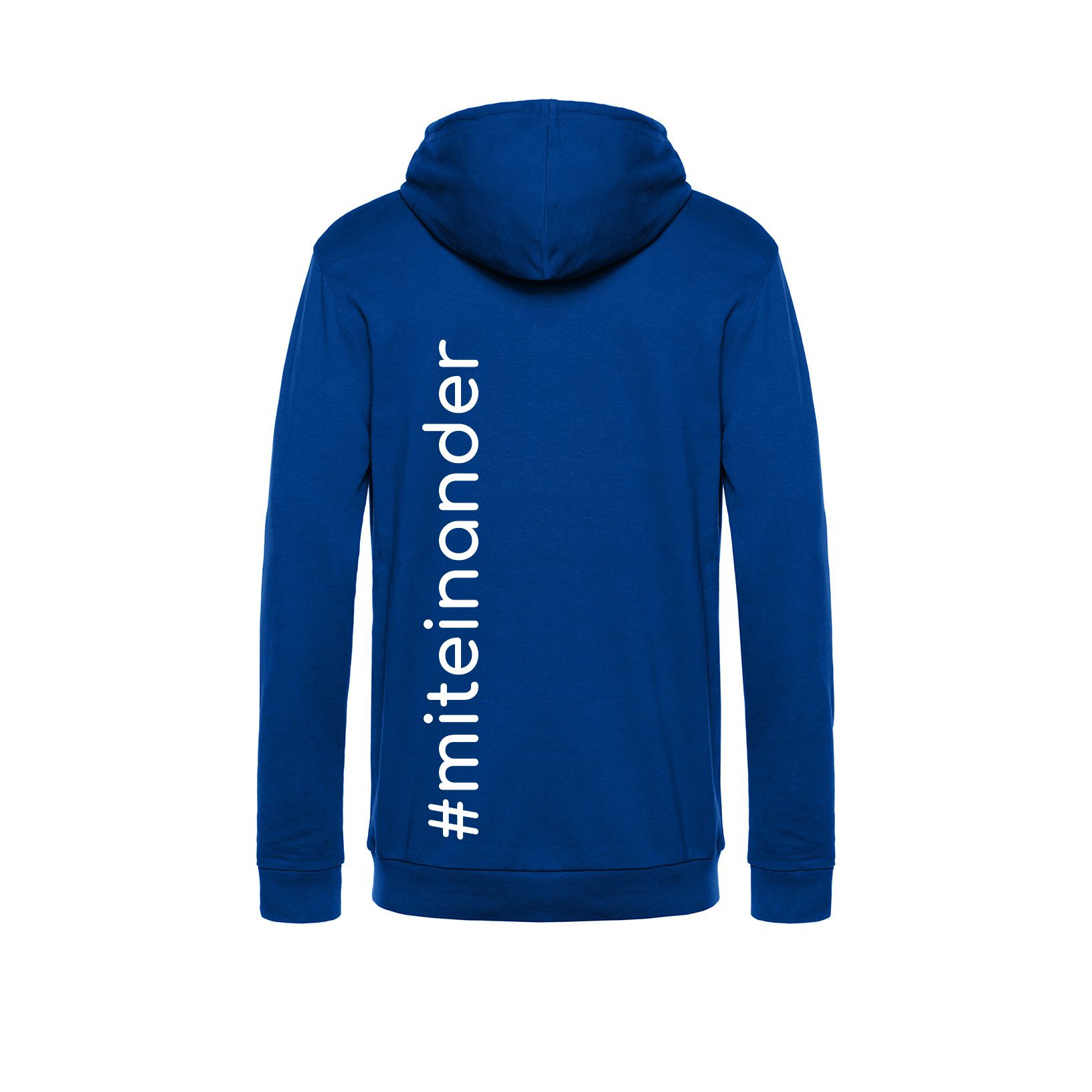 Hoody blau hinten