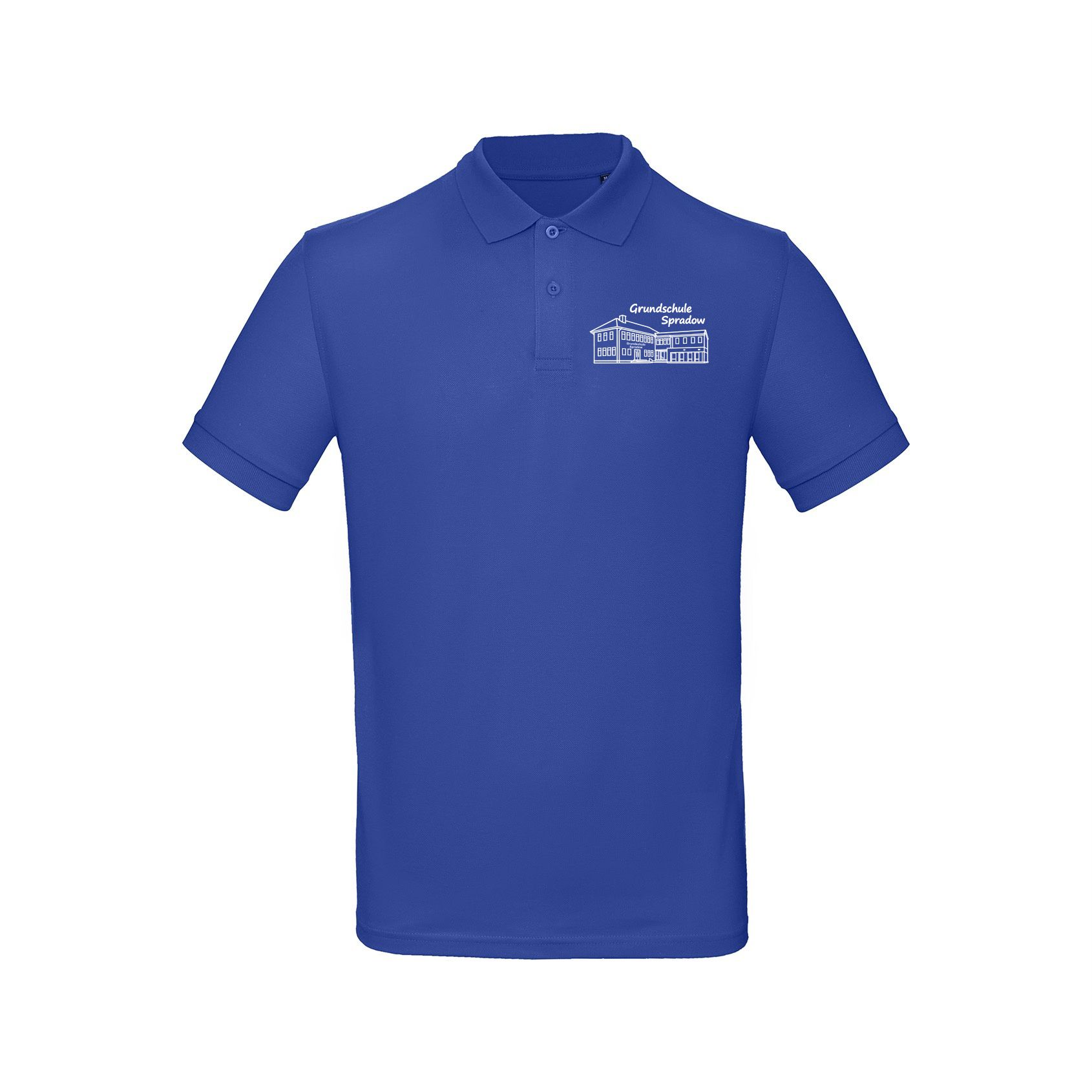 Polo blau Vorne