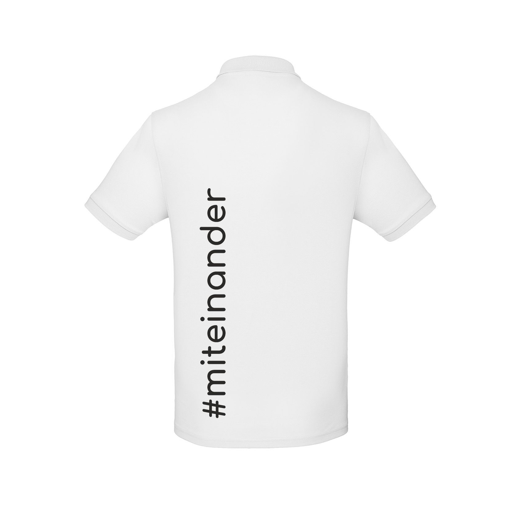 Polo weiß hinten