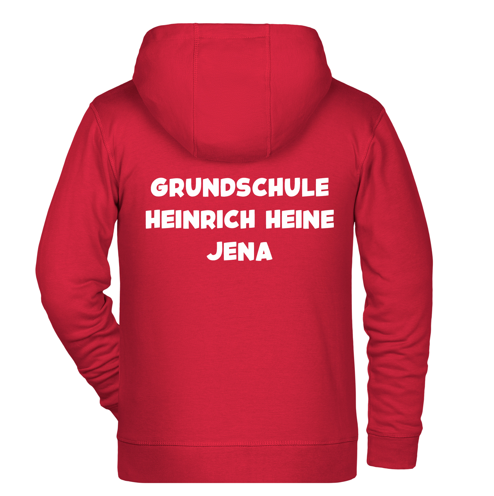 Hooded Sweatjacke red backGSHH-02.826K
