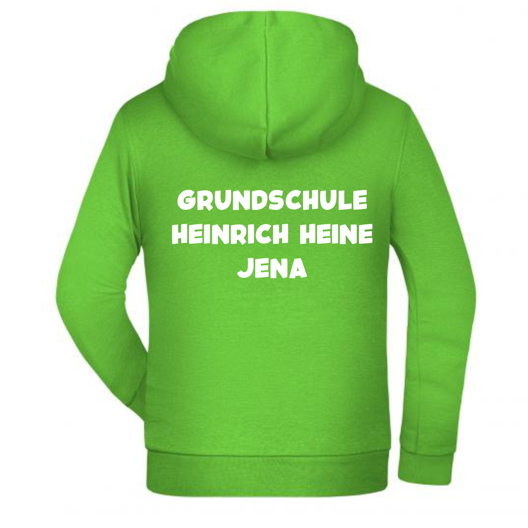 Hoody lime green back GSHH-02.796K