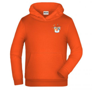 GS Heinrich Heine Kapuzen Sweater Unisex orange