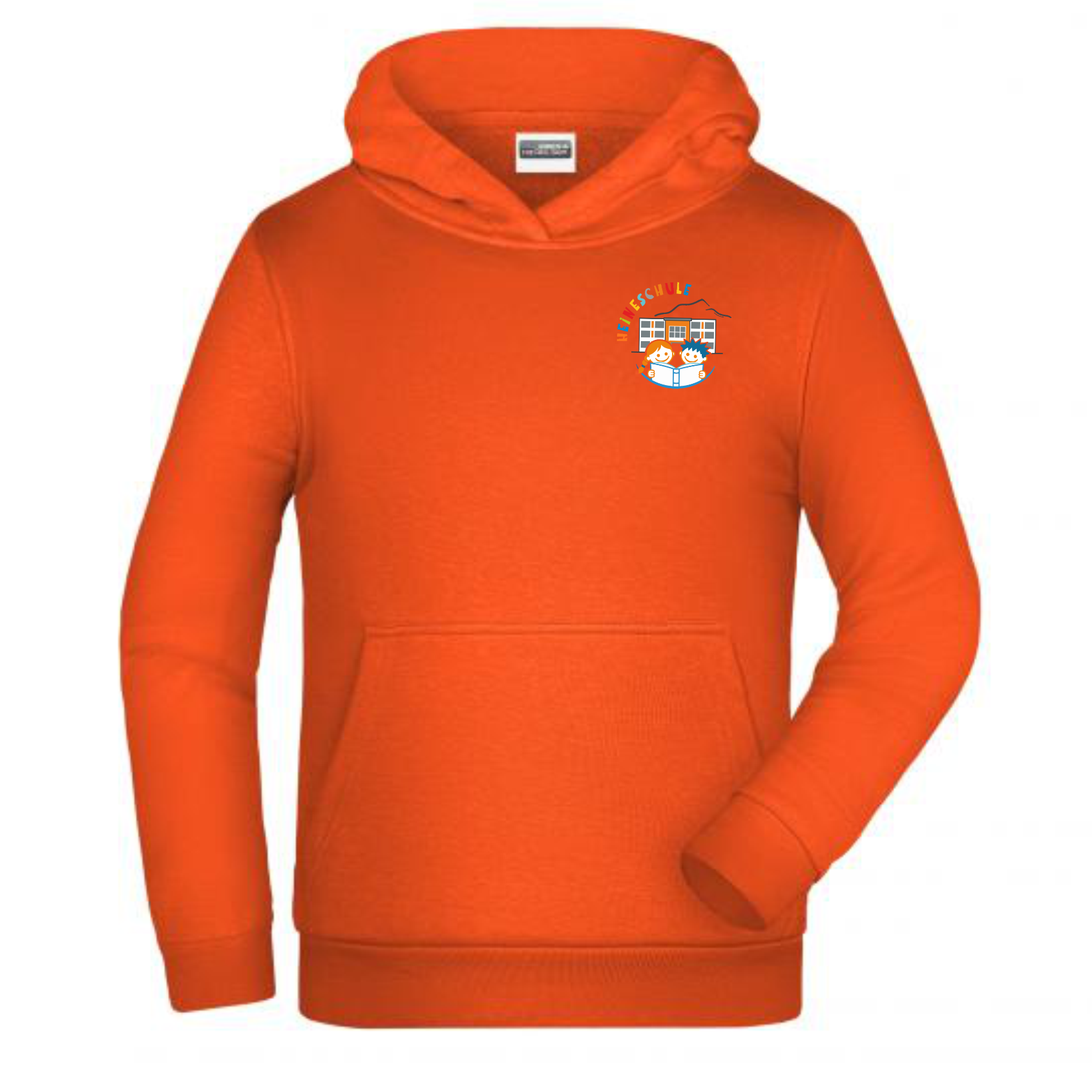 Hoody orange front GSHH-02.796K
