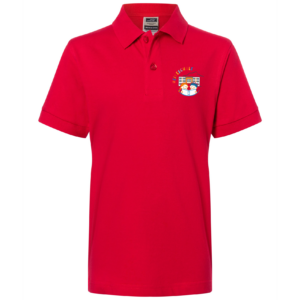 GS Heinrich Heine Polo-Shirt Unisex red