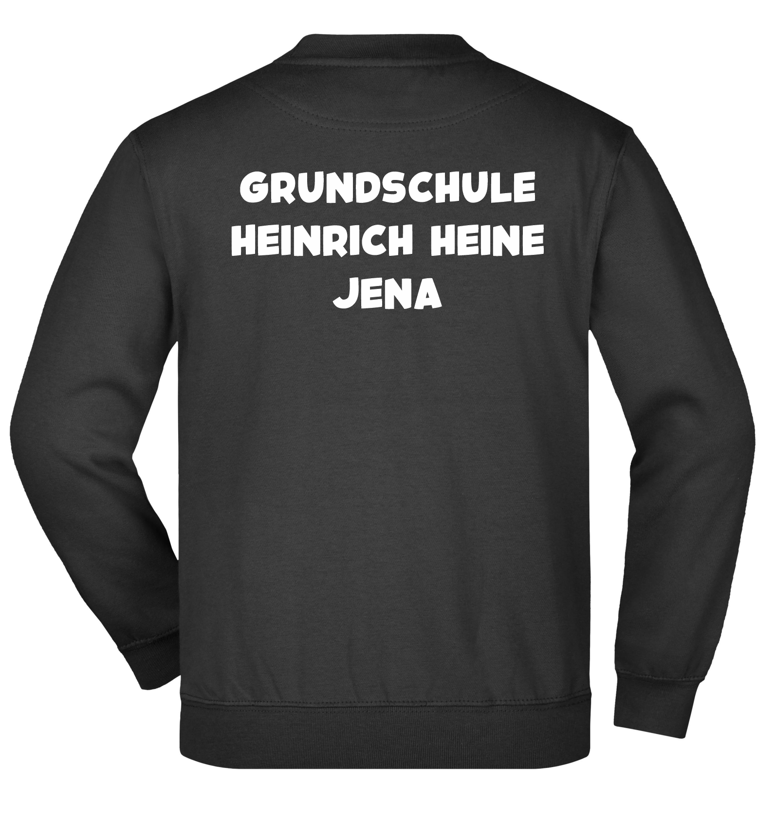 Sweatshirt black back GSHH-02.040K