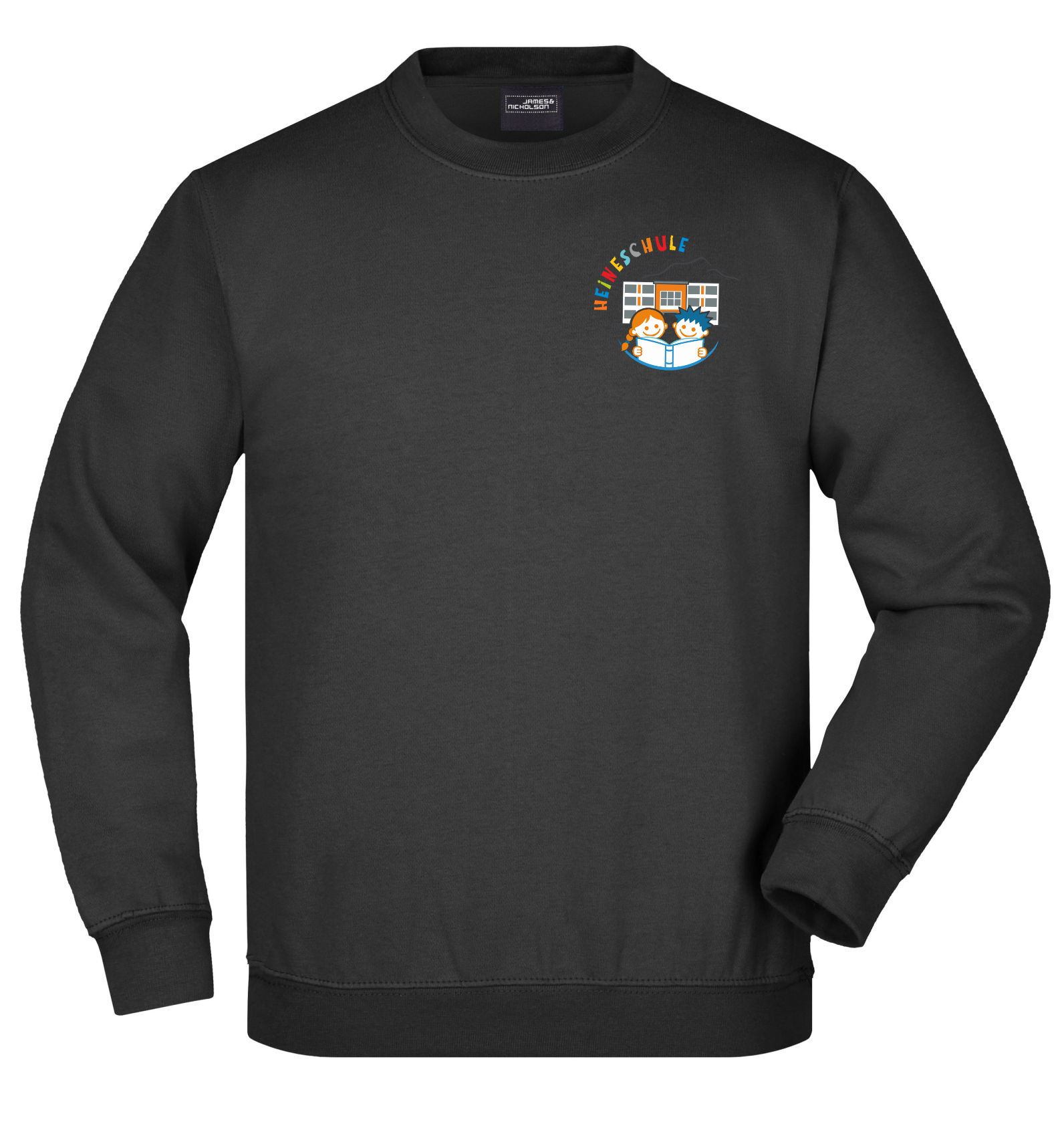 Sweatshirt black front GSHH-02.040K