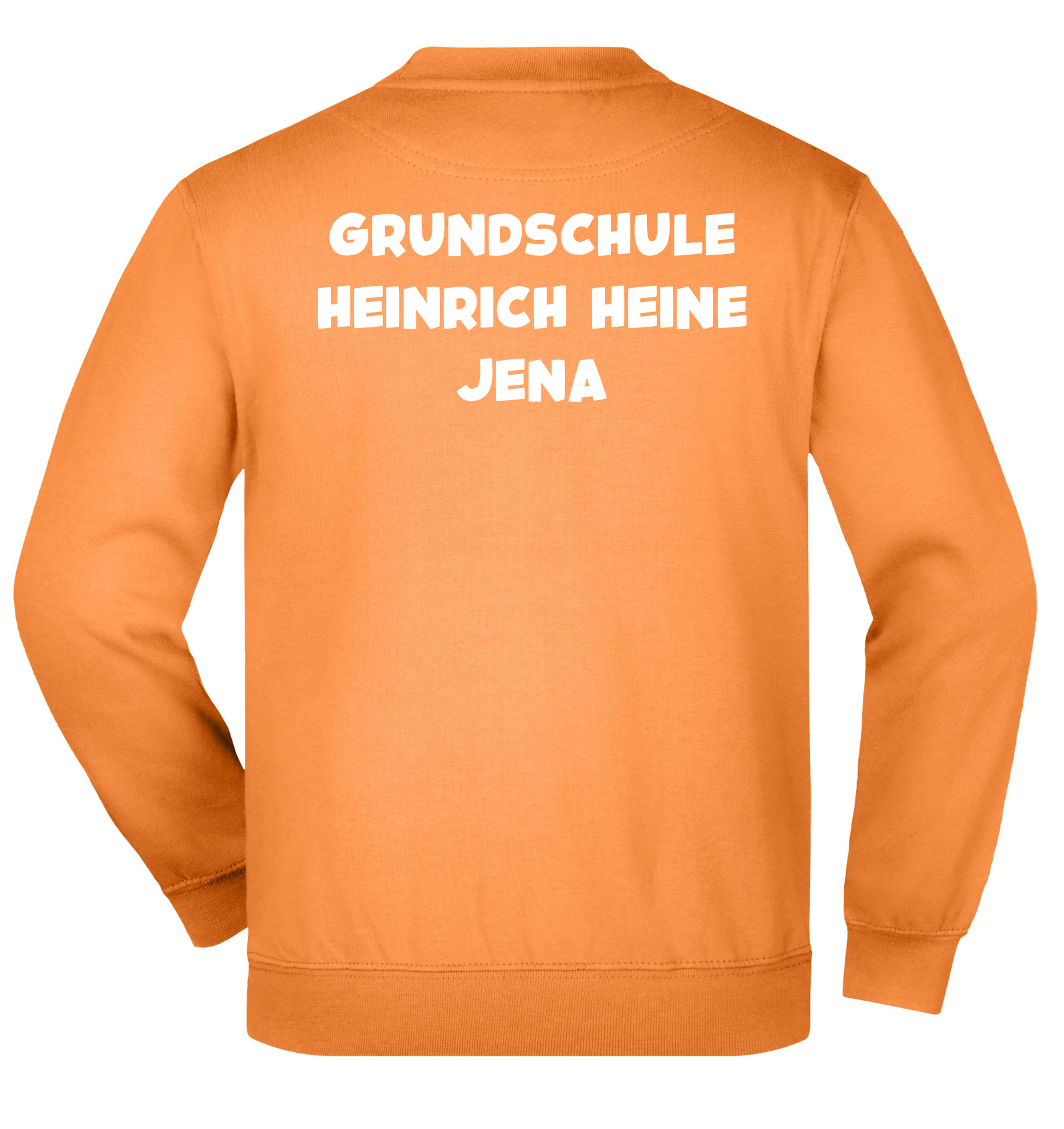 Sweatshirt orange back GSHH-02.040K