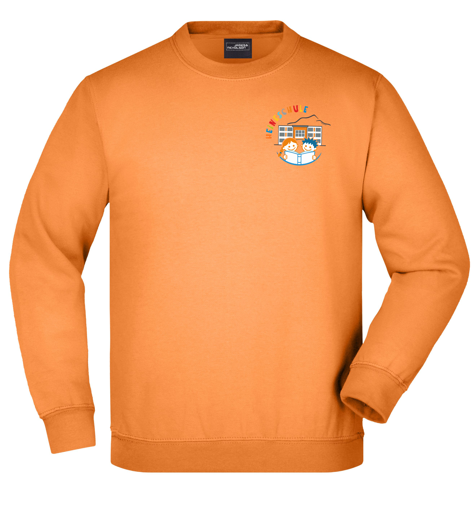 Sweatshirt orange front GSHH-02.040K