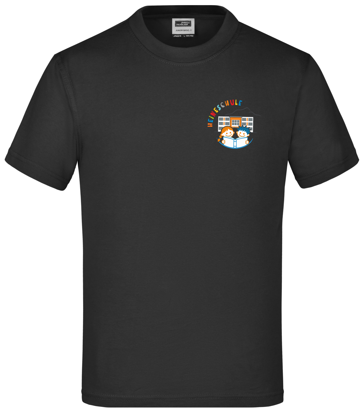 T-Shirt black front GSHH-02.0019