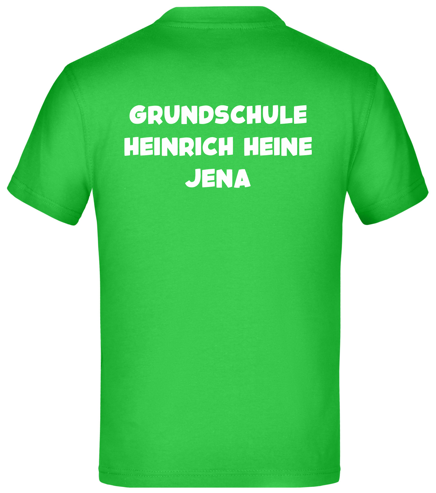 T-Shirt lime green back GSHH-53.0361