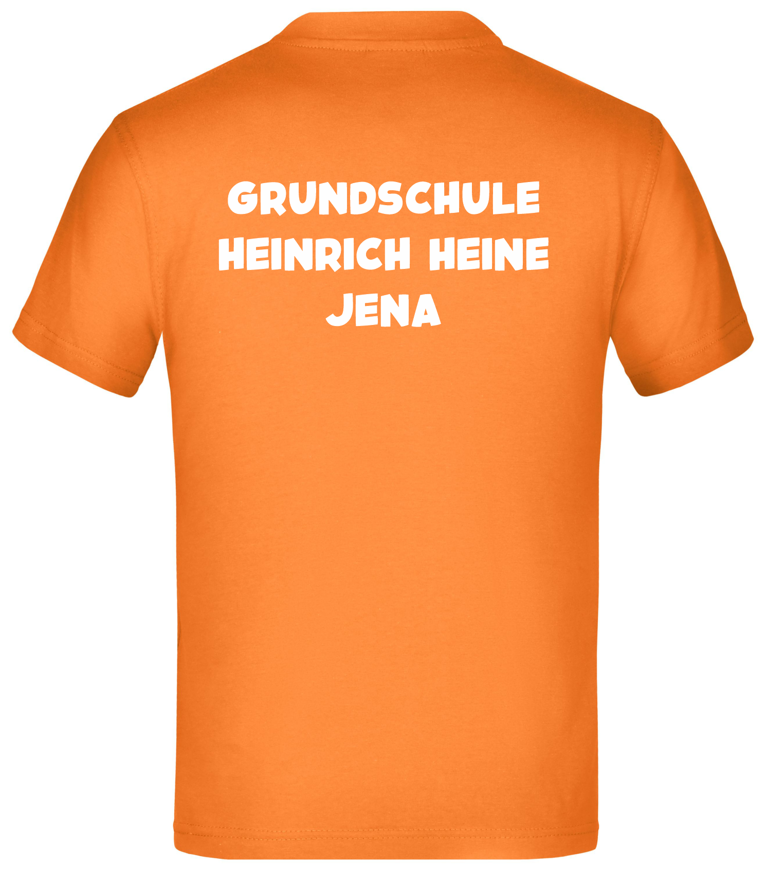 T-Shirt orange back GSHH-02.0019